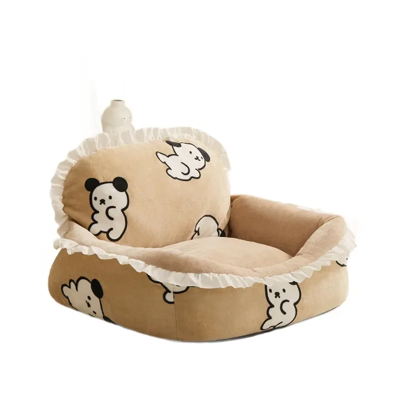 Cat nest autumn and winter new pet products sofa universal cat bed removable sleeping mat