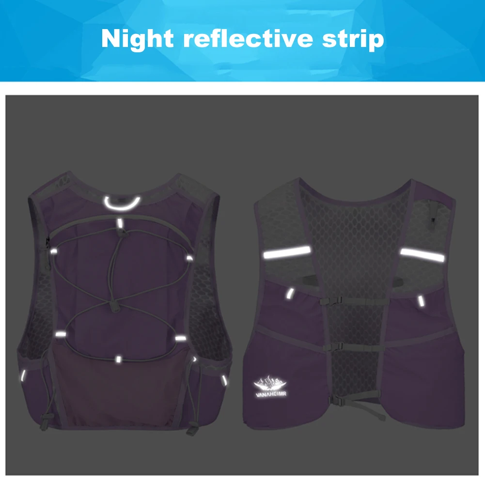 

Hydration Running Vest Waterproof Water Bladder Daypack Reflective Outdoors Hydration Pack for Hiking Trail Running