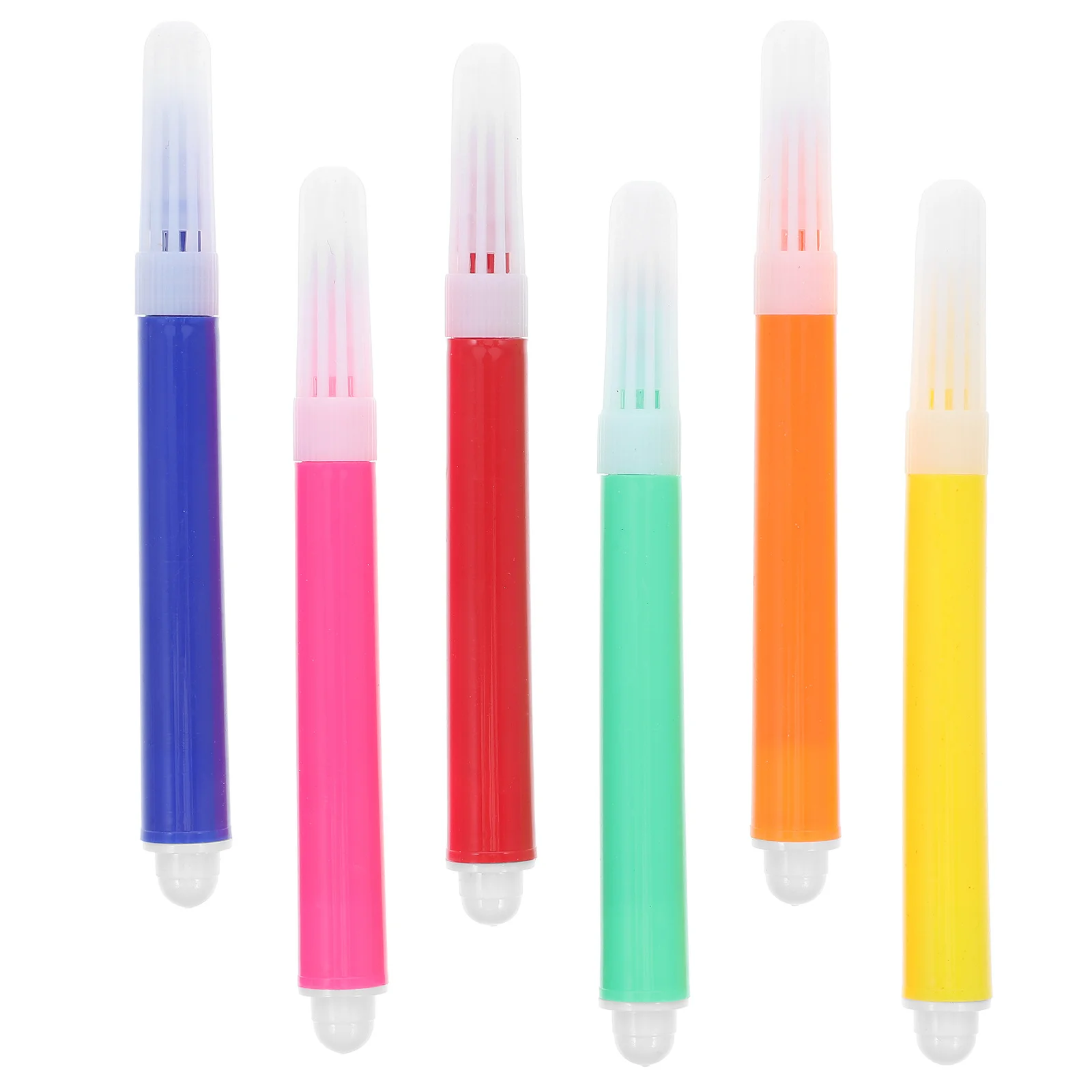 

12Pack Watercolor Pens 6 Color Ideal for Home Kindergarten DIY Easy to Hold for Extended Use Pen Color
