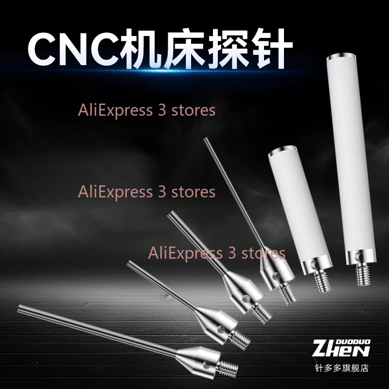 

Стилус 3D-зонда для станков CMM и ЧПУ — стальной/рубчатый зонд с резьбой M4