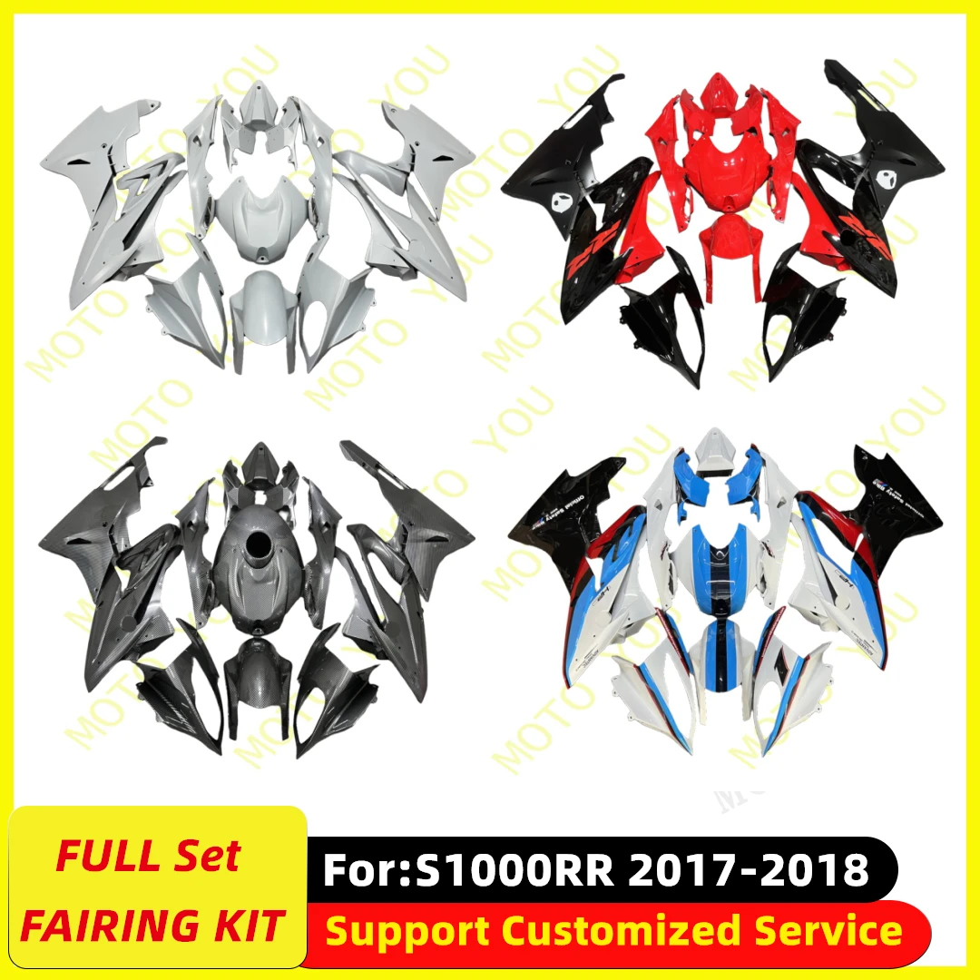 

Motorcycle Fairing Kit ABS Plastic Body Bodywork Injection mold Bodykit For S1000 17 18 S1000RR S1000 RR 2017 2018 Fairings zxmt