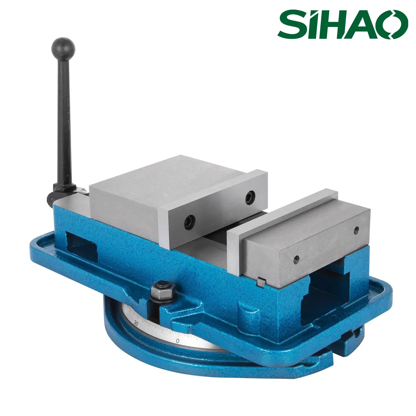 6-Inch Heavy Duty Milling Machine Vise, 360° Swivel Base High Precision Clamping Vise for Metalworking