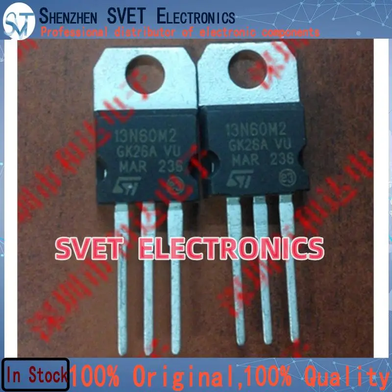 10PCS-50PCS  STP13N60M2  TO-220   600V 13A    Original In Stock Fast shipping