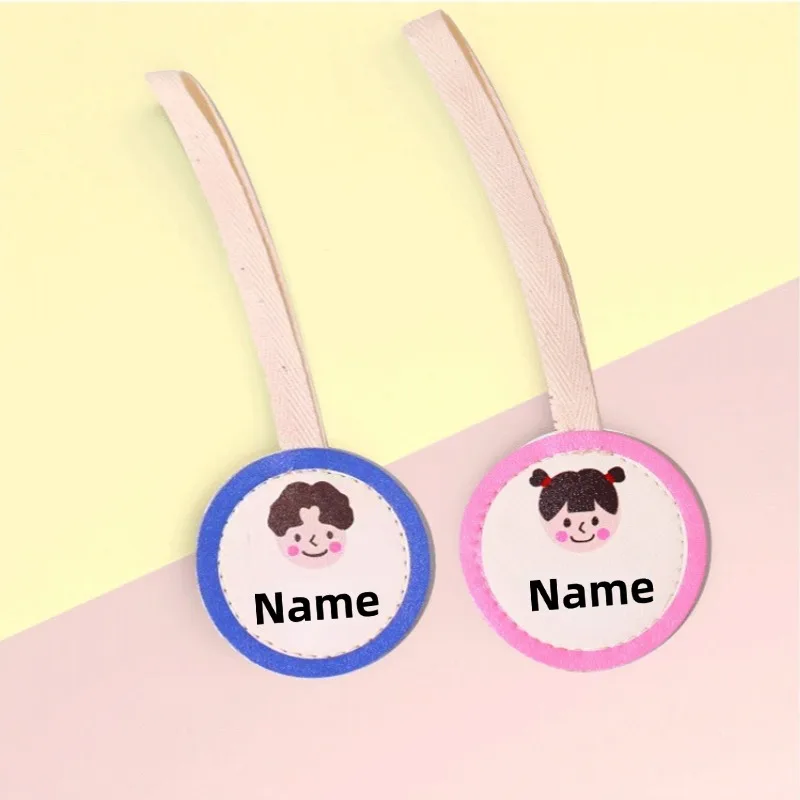 สติกเกอร์ติดชื่อสั่งทำ 1 ชิ้น สำหรับเสื้อผ้า กระเป๋าเด็ก อุปกรณ์การเรียน ป้ายชื่อการ์ตูน ป้องกันการสูญหาย
