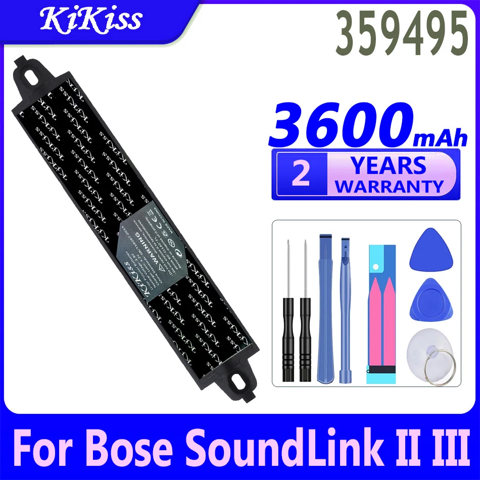 

Аккумулятор KiKiss 359495 359498 330105 404600 мАч для Bose SoundLink мобильный динамик с Bluetooth II SoundLink III