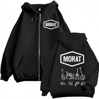 Morat Colombia Band Merch cremallera sudaderas con capucha hombres mujeres ropa moda Rock Zip Up sudaderas alta calidad polar suéteres sueltos