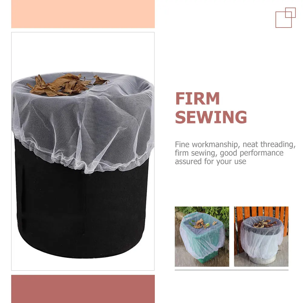 

Durable Polyester Reusable Outdoor Water Tank Protector Mesh Screen Bucket -Resistant Rainwater