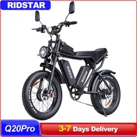 Dual Motor E bike 52V 2000W 40AH Electric Bike 20*4.0 Fat Tires Electric Bicycle For Adult Off-road Ridstar Q20Pro E-Bike