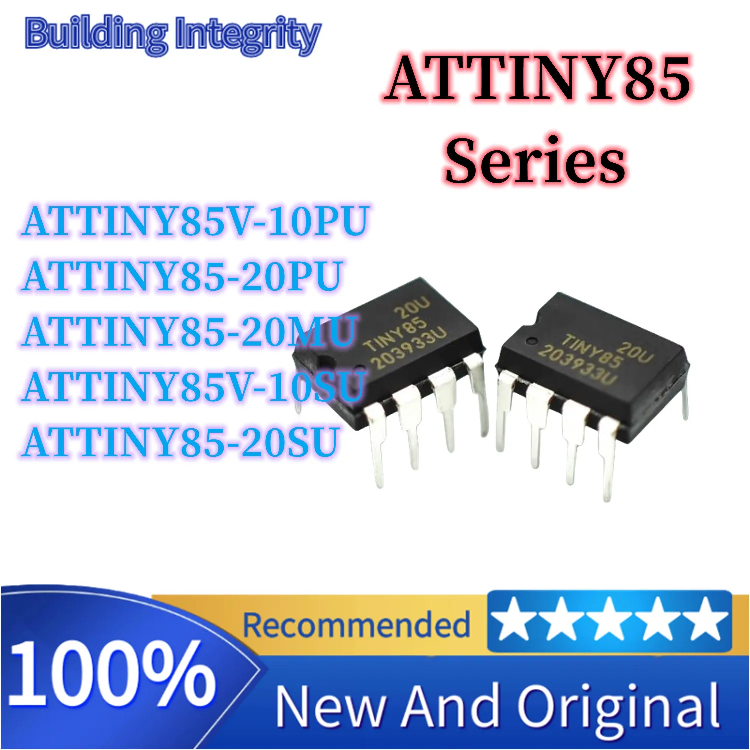 1 Pcs ATTINY85-20PU…
