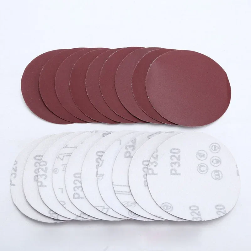 20pcs กระดาษทรายรถยนต์ภาพวาดขัดสนิมรอบ 40-2000Grit 4 นิ้ว/100 มม.Flocking คุณภาพสูงร้อน