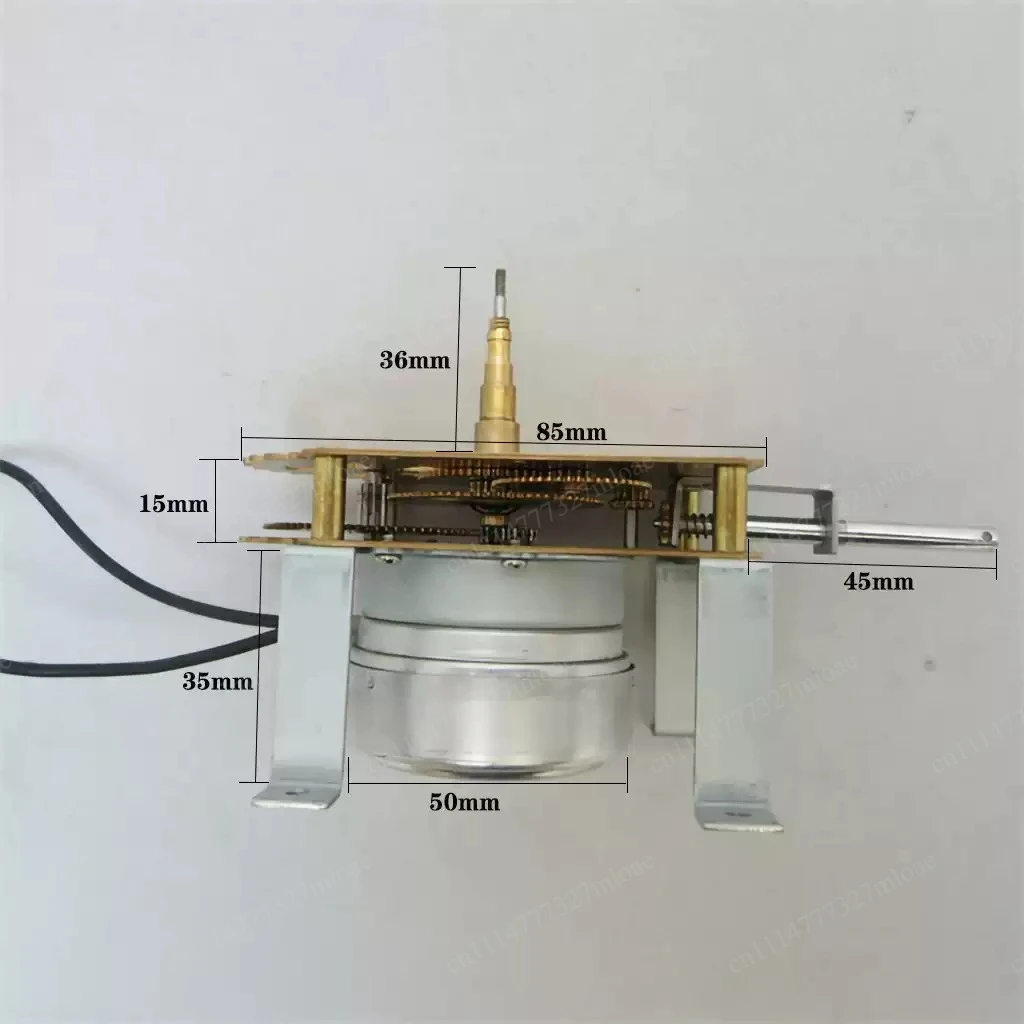 220V Metal Gear High Torque Clock Motor Power Clock Mechanism Kit With 45cm Extra Long Pointer For Big Wall Clock Repair DIY