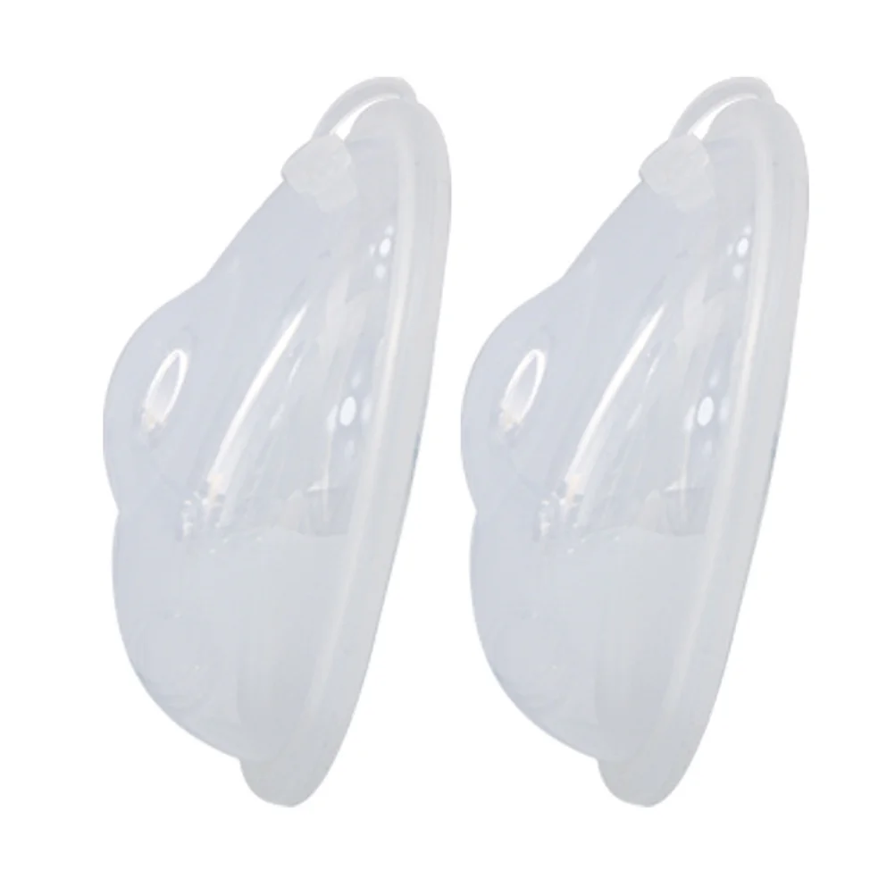 2pcs Breast Pumps Manual Breast Milk Collector Silicone Breast Shells Milk Catcher for Nursing Moms 55ml