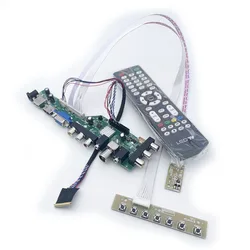 ZS.63W.A8R00 universal lcd controller board DVB-T2/T/C digital TV 40P 1ch 6bit lvds cable kit