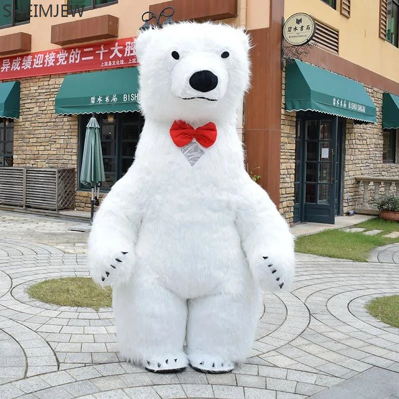 Giant Plush Animal Inflatable Mascot Cosplay Costume Carnival Activity Show Cartoon Rabbit Bear Birthday Party Role Play Props