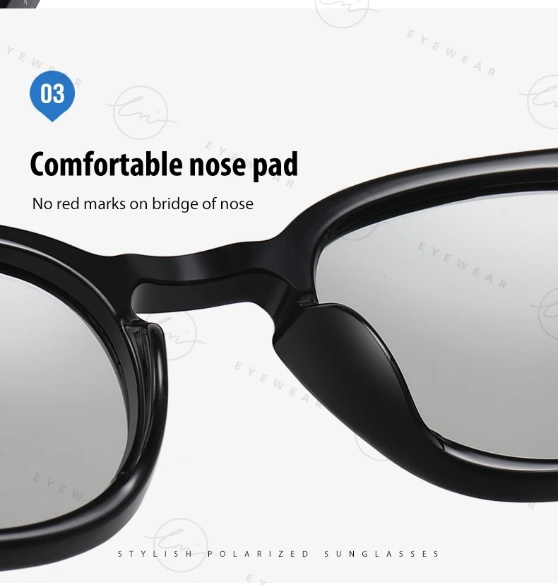LM NEUE Mode Photochrome Sonnenbrille Frauen Männer Polarisierte Blau Brillen Drivign Outdoor UV Schutz Brillen gafas de sol mujer – Detail 10