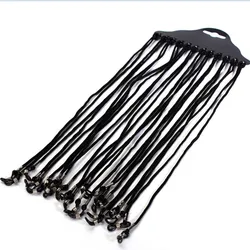12 Pcs Glasses String Black Nylon Cord Eyeglass Holder Sunglass Eyewear Glasses Neck String Strap