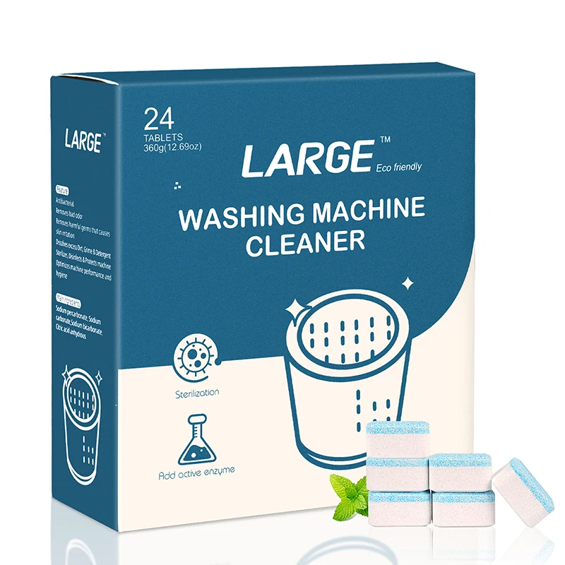 Washing Machine Cleaning Effervescent Tablets Washing Machine Deep Cleaning Decontamination Detergent Laundry Tablets