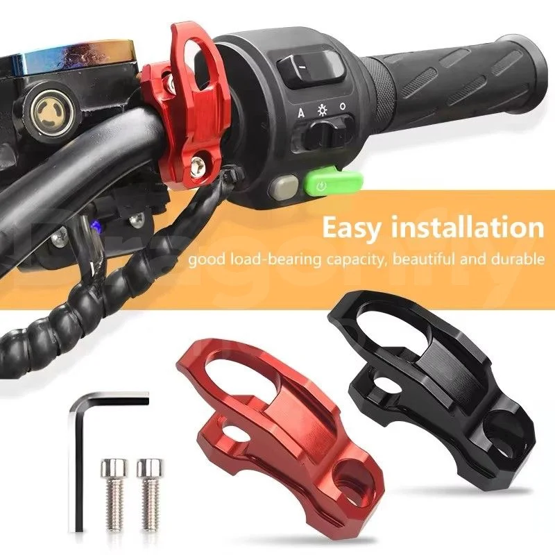 Universal Motorcycle Luggage Helmet Hook Aluminum Mount Motorcycle Scooter Holder Bag Hanger Multi-functional Hook Accessories