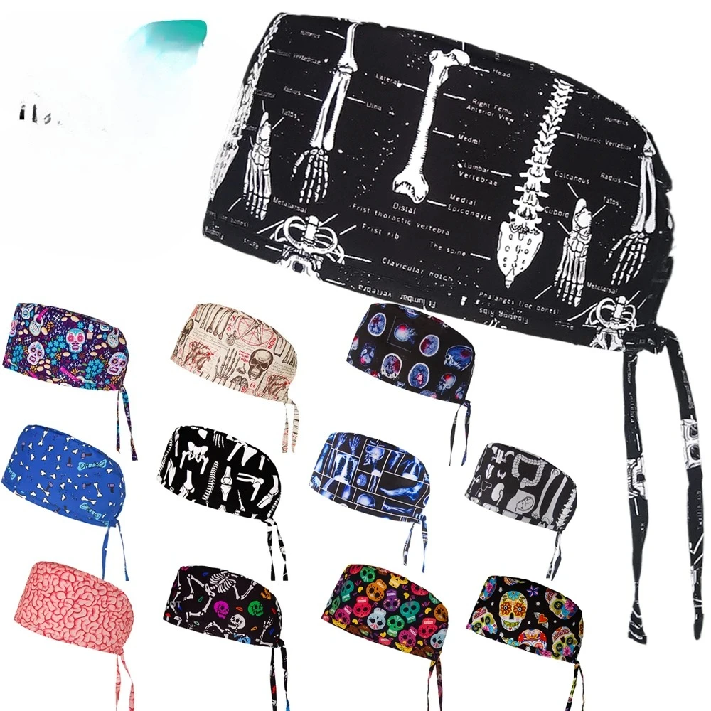 

Кепка-скраб для женщин и мужчин, больничная ортопедия, 100% хлопок, дышащая операционная хирургическая шапка, медицинская медсестра, врач, рабочий хирург 2026