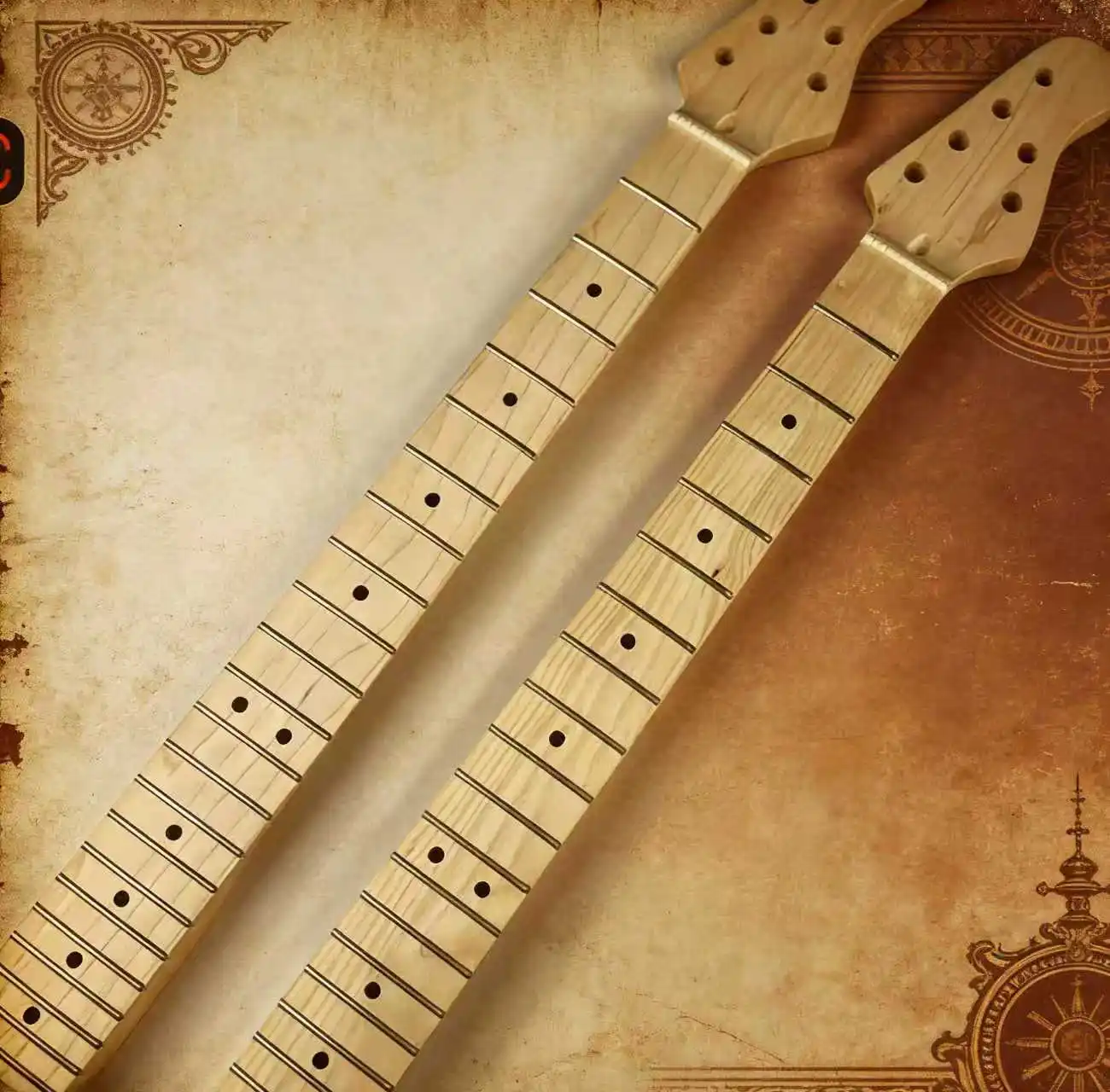 DIY Electric Guitar Necks Premium Maple Wood Body with Dot Position Markers Included for Music Lovers And Hobbyists