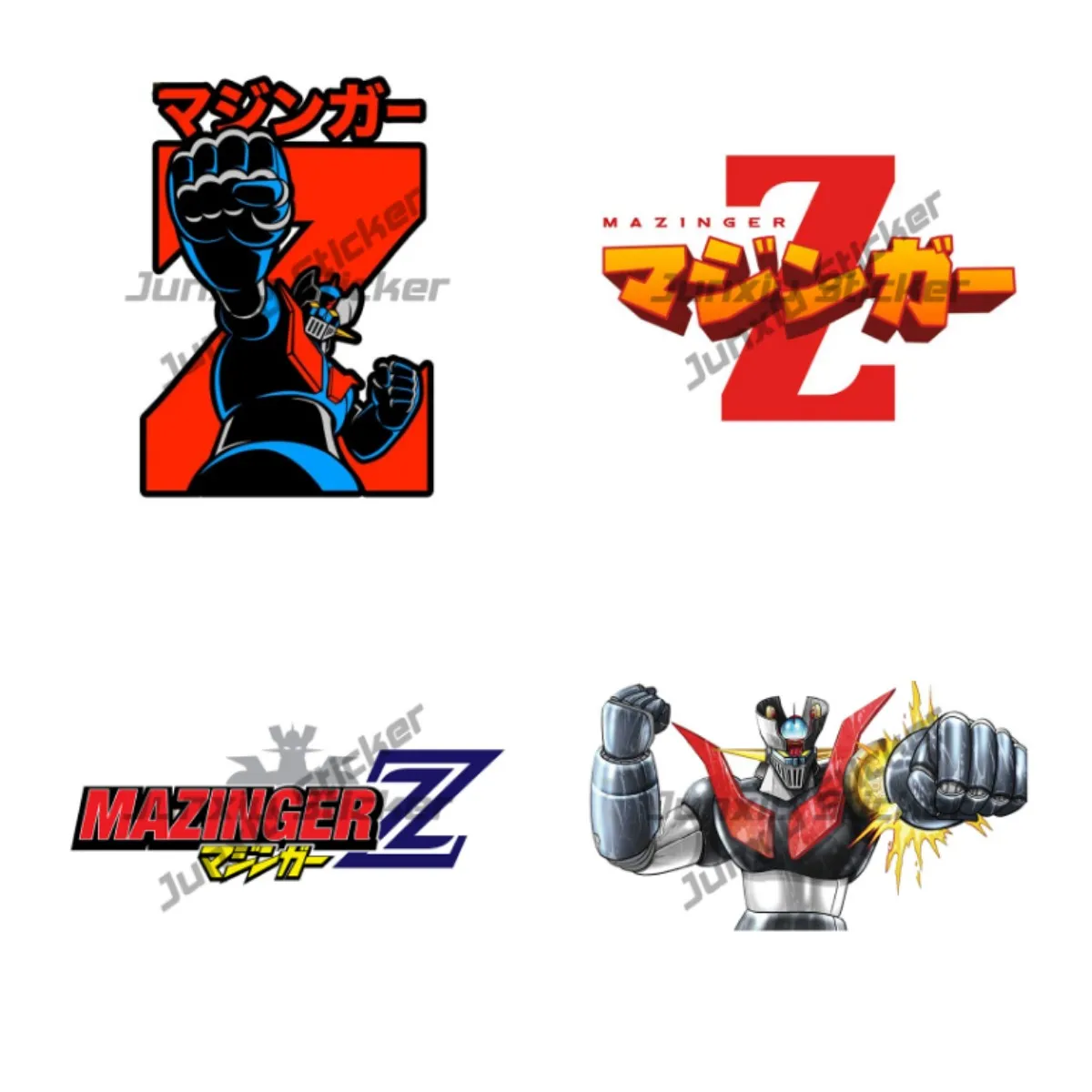 For Anime Mazinger Z Creative Car Sticker Racing Drifting Decal Creative Motorcycle Amusing RV Fun Accessories