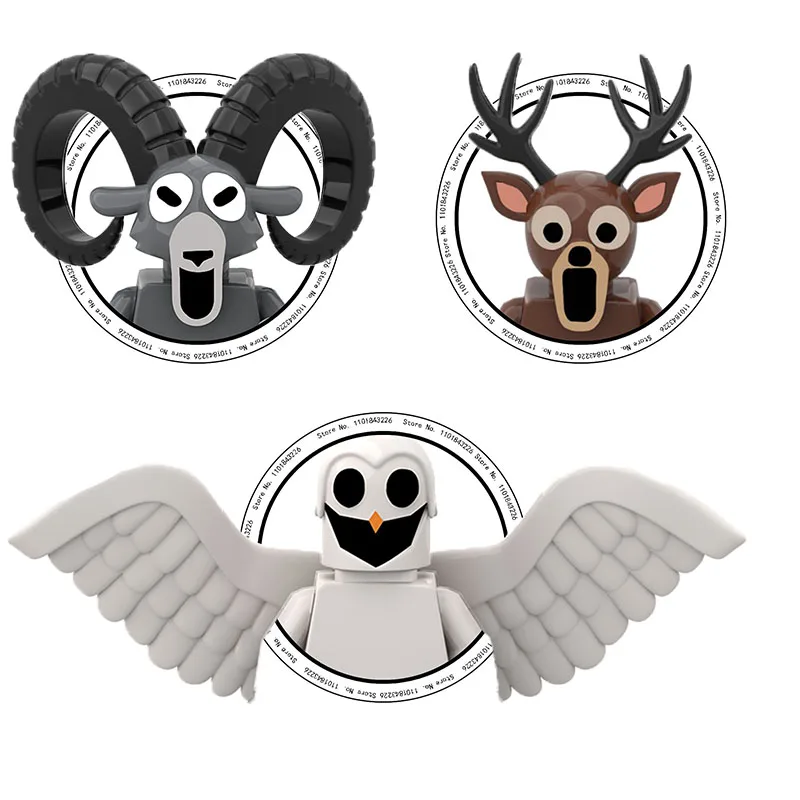 Chaud 99 nuits en Mini figurine bloc de construction jouets assemblage modèle bureau décoration Collection figurines modèle jouet pour enfant ﻿