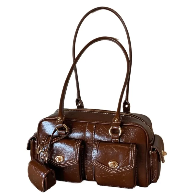 

Новая ретро-сумка-подушка для осенне-зимней работы, большая вместительная сумка на плечо для поездок на работу, высокое качество и высокий уровень внешнего вида