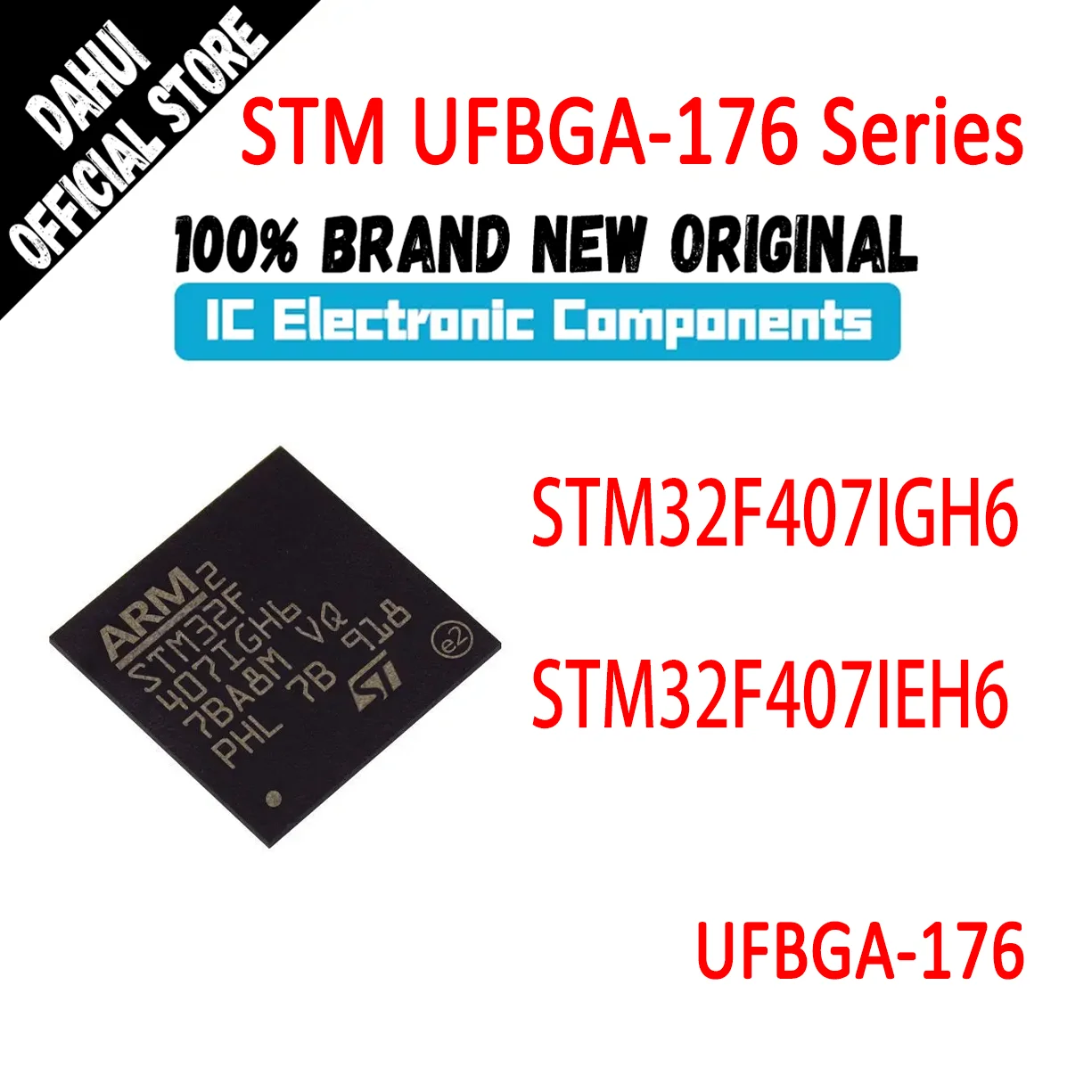 STM32F407IGH6 STM32F407IEH6 STM32F407IGH STM32F407IEH STM32F407 STM32F STM32 STM IC chip CPLD FPGA BGA176