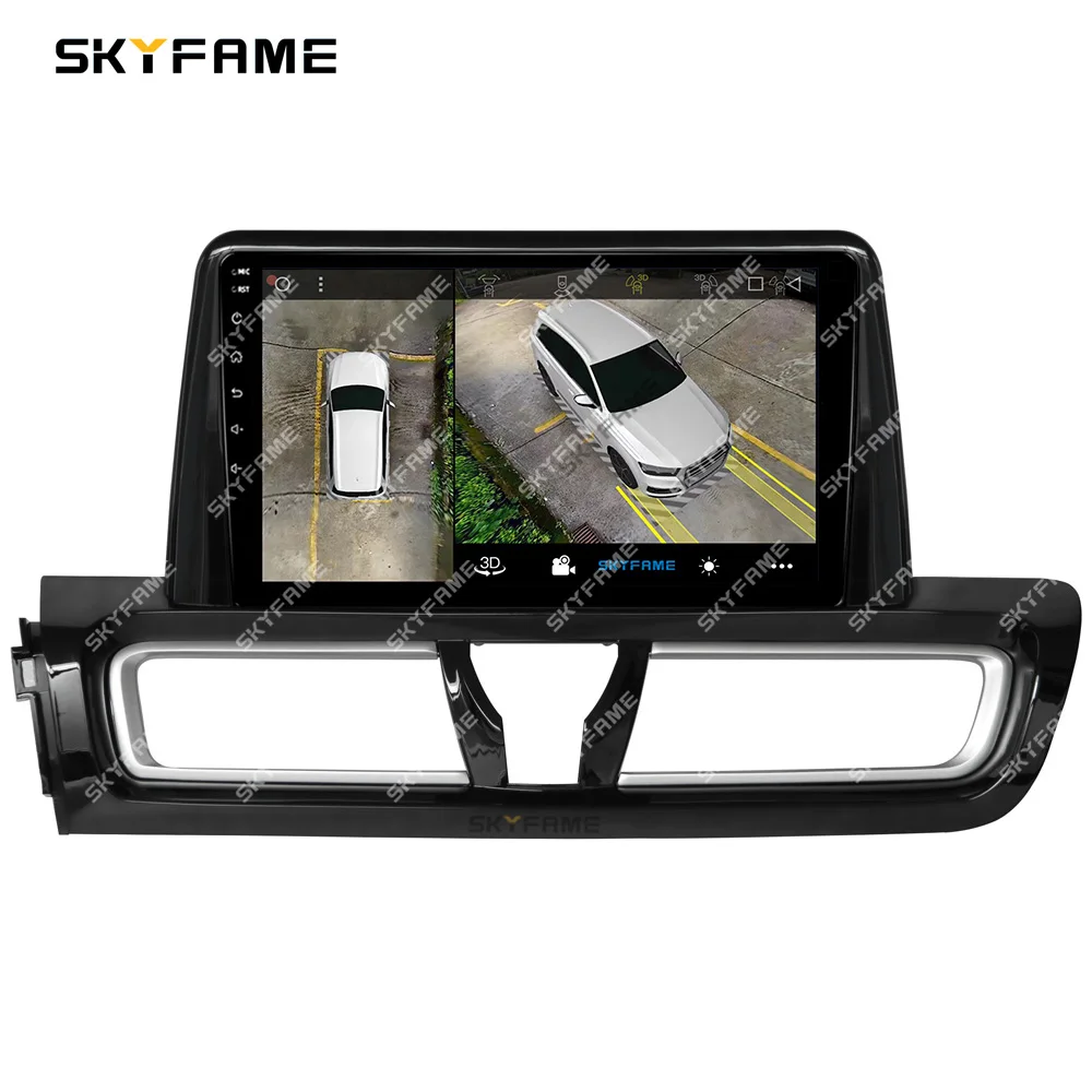 SKYFAME Car Frame Fascia Adapte Android Radio Dash Panel Kitr para Kia Forte