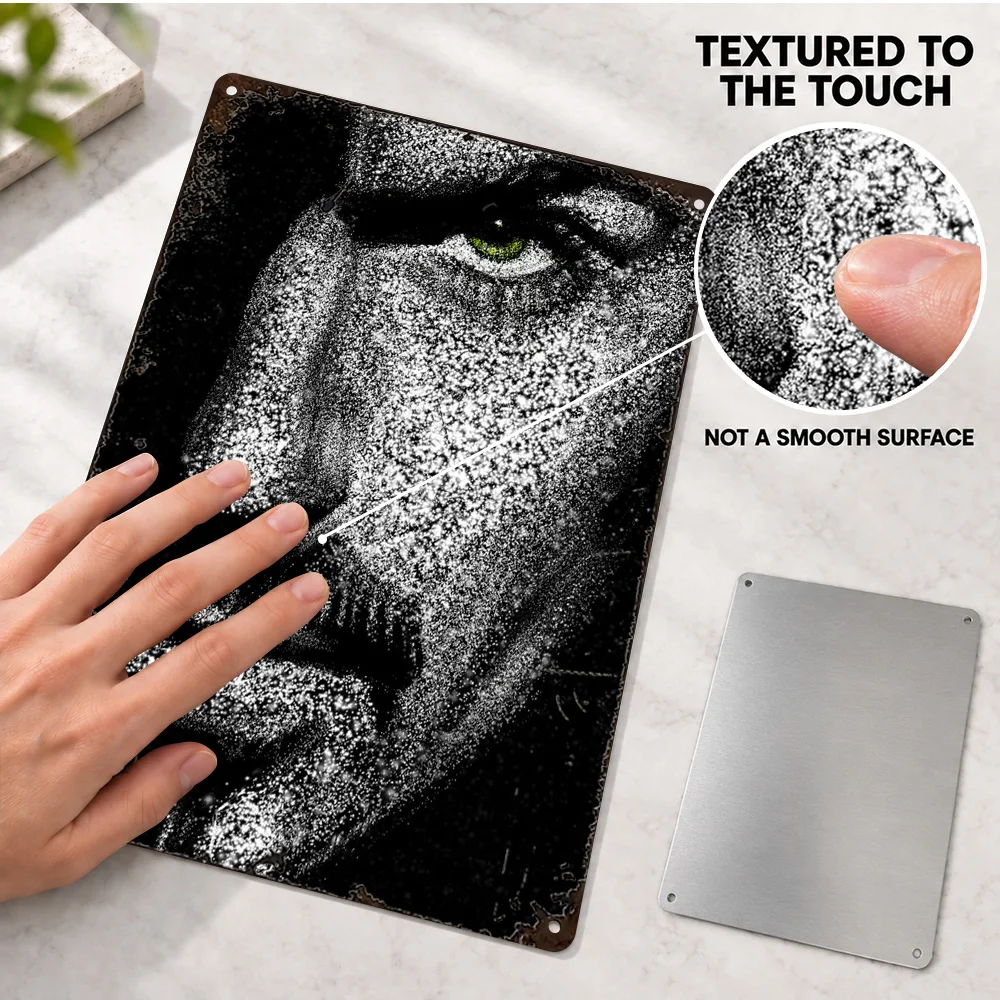 George Michael Singer Textured Metal Poster Customized Aluminum Sign Modern Wall Art For Music Corner Decor Concert Lover Gift
