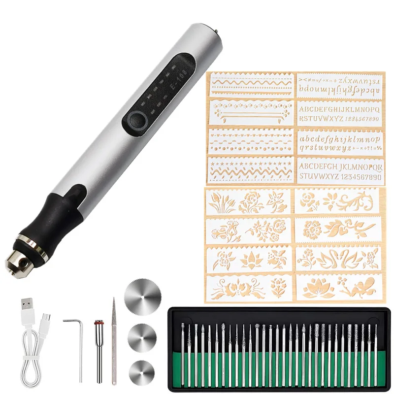 

Electric Mini Grinder Engraving Pen Graveerpen Wireless Grinder DIY Cordless Micro Rotary Tools Drill for Jewelry Metal