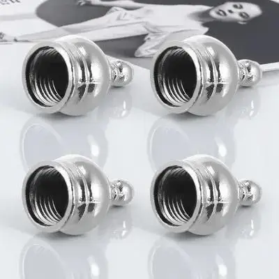 

4Pcs Premium Zinc Alloy Lamp Finials Chic Light Knob Decorative Nut for Crystal Lamps Chandeliers Dining Chandeliers DIY