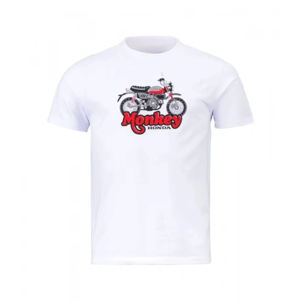 

Honda 2026 New Hot Men's and Women's T-shirt Summer Cotton Shirts Spring and Autumn Monkey Honda Motorcycle Off-road Casual Top