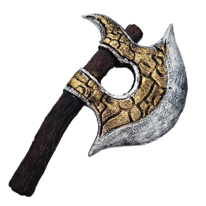 36 سنتيمتر/14.17in فارس غاضب معركة الفأس تأثيري بولي Model نموذج نموذج الدعائم كاتانا أنيمي الأجهزة الطرفية Regalo الهدايا تحصيل الحلي اللعب