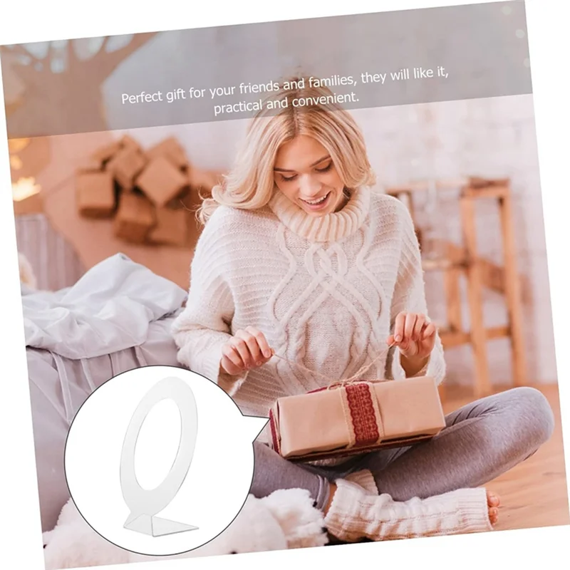 A06K 2 قطعة مشبك شعر أكريليك عرض موقف مشبك شعر تخزين الرف مجوهرات مشبك شعر مستدير عرض موقف دبوس الشعر عرض حامل