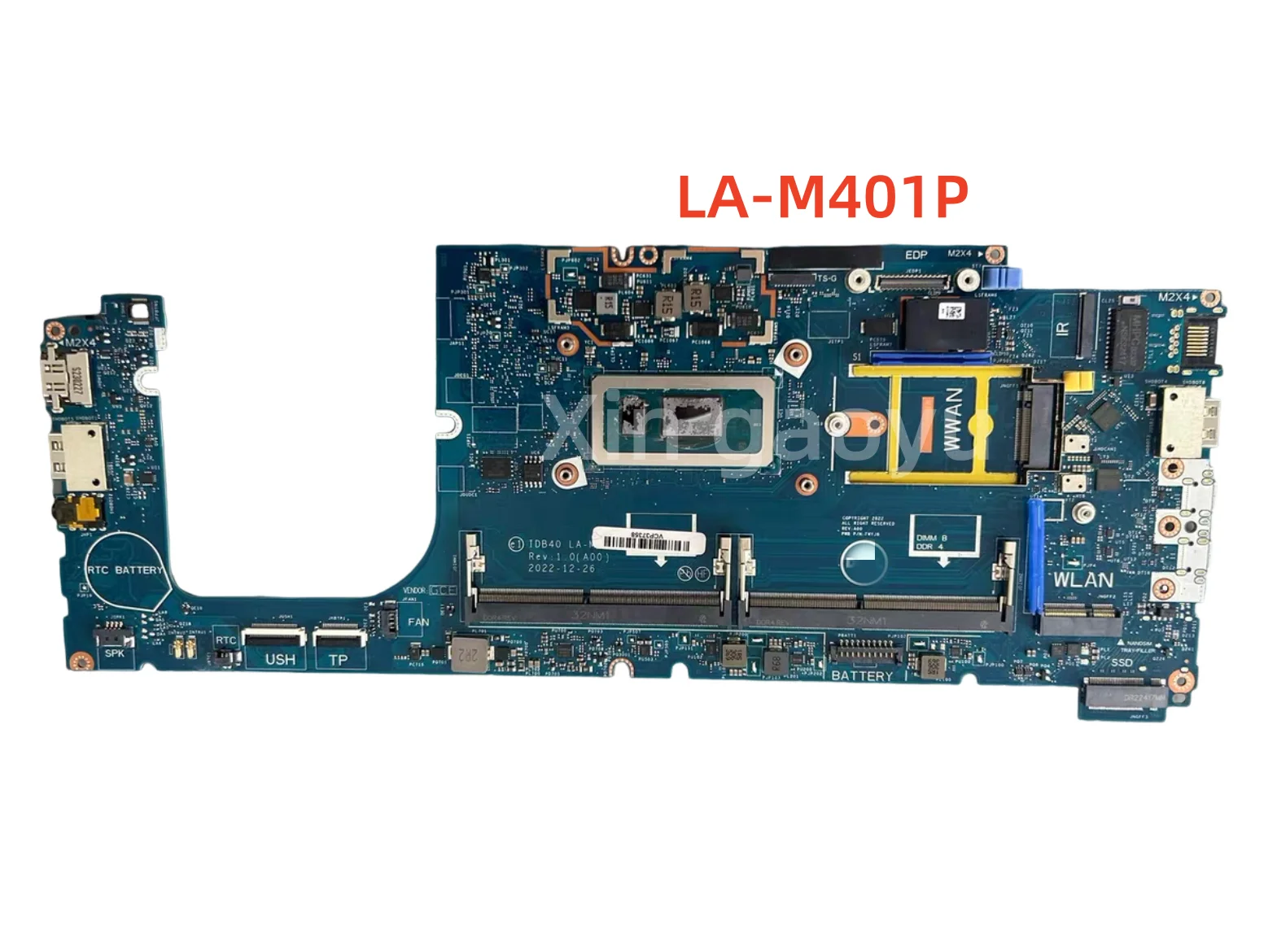 

Original FOR DELL LATITUDE 5440 5441 Laptop motherboard LA-M401P CPU :I5-1345U i5-1335u I7-1365U 100% Test perfectly