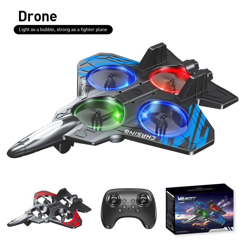 Throw Resistant Foam Remote Control Uav Fighter Shape+Four Axis Dazzle Parent-C…
