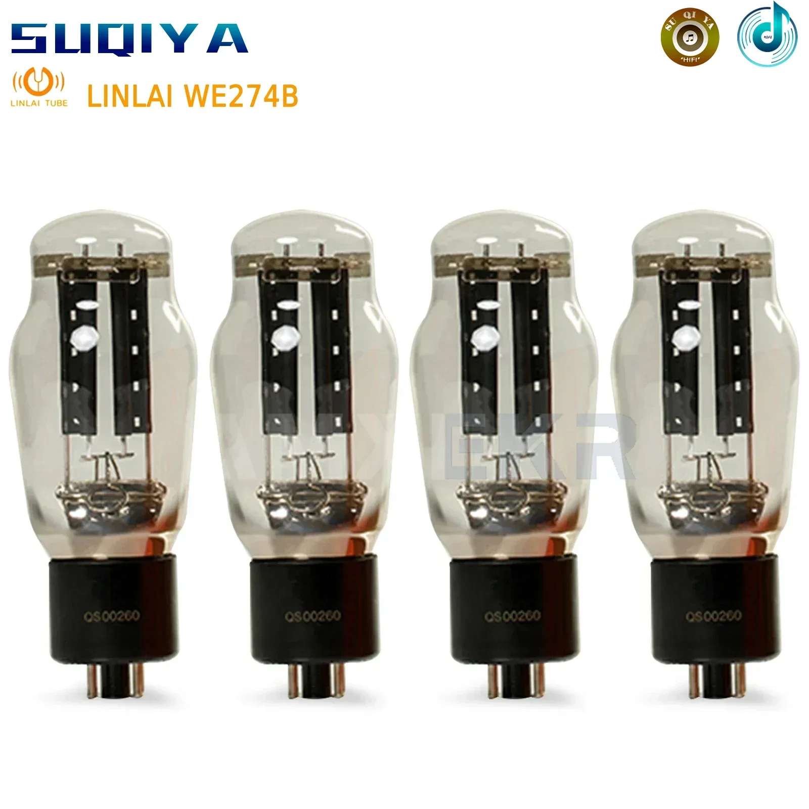 

SUQIYA-LINLAI WE274B Rectifier Tube Can Replace 5U4G/5AR4/5R4G/GZ34 Tube