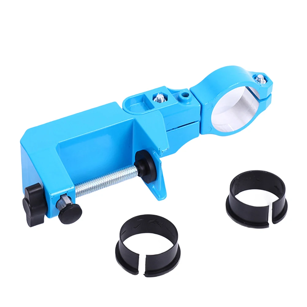 1 Piece 360 Degree Adjustable Drill Stand For Aluminium Alloy Holder For Angle Grinder Woodworking Tool Blue