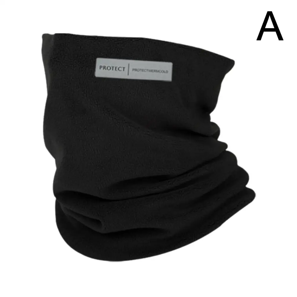 Winter Neck Warmer Gaiter Cold Weather Fleece Ski Half Proof Windproof Neck Dropshipping Face Cover Cold Gaiter Mask Half F K3X7