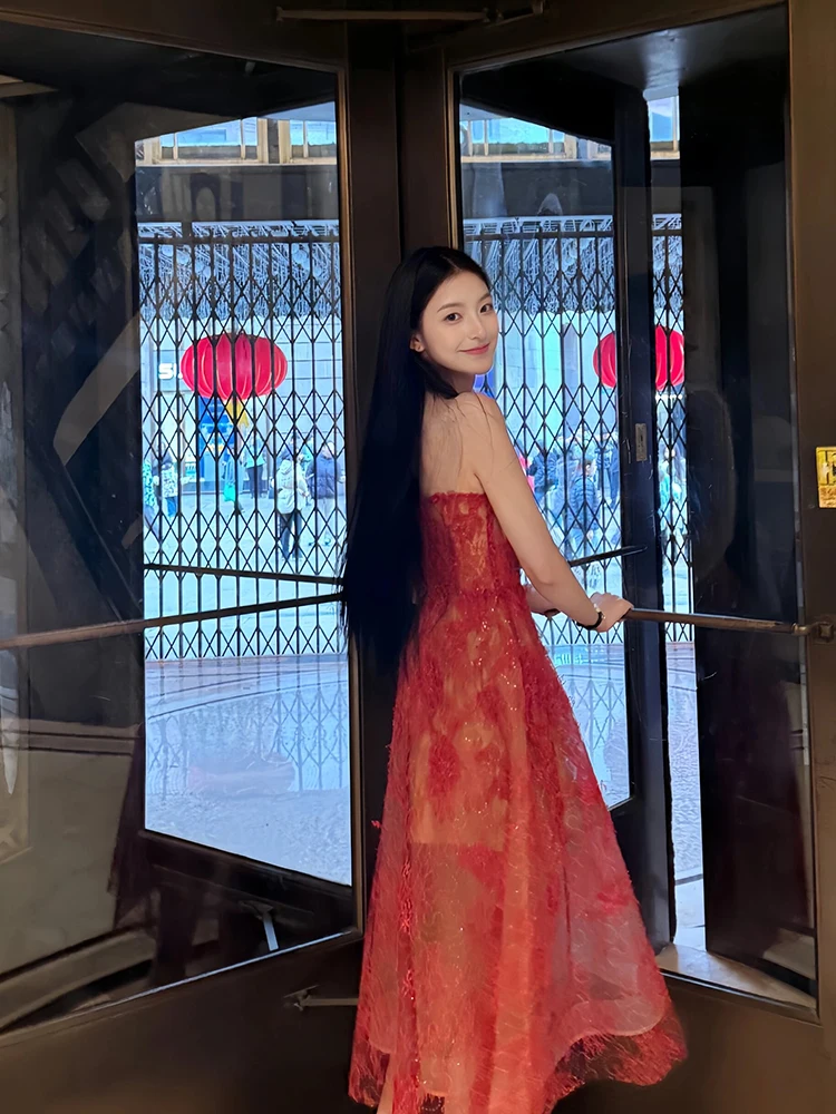 

Gardenia, кружевное бюстье с тяжелой вышивкой, женское элитное вечернее платье, длинное платье принцессы, длинное платье...