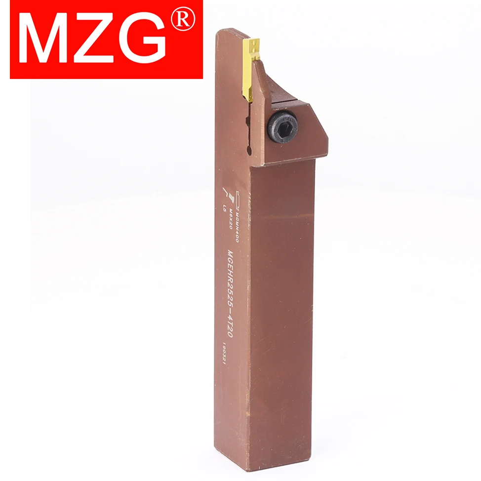 MZG MGEHR MGEHR1616 MGEHR2020 MGEHR2525 용수철 스틸 더 깊은 그루브 커터, CNC 선반 외부 인서트 MGMN 공구 홀더 그루빙