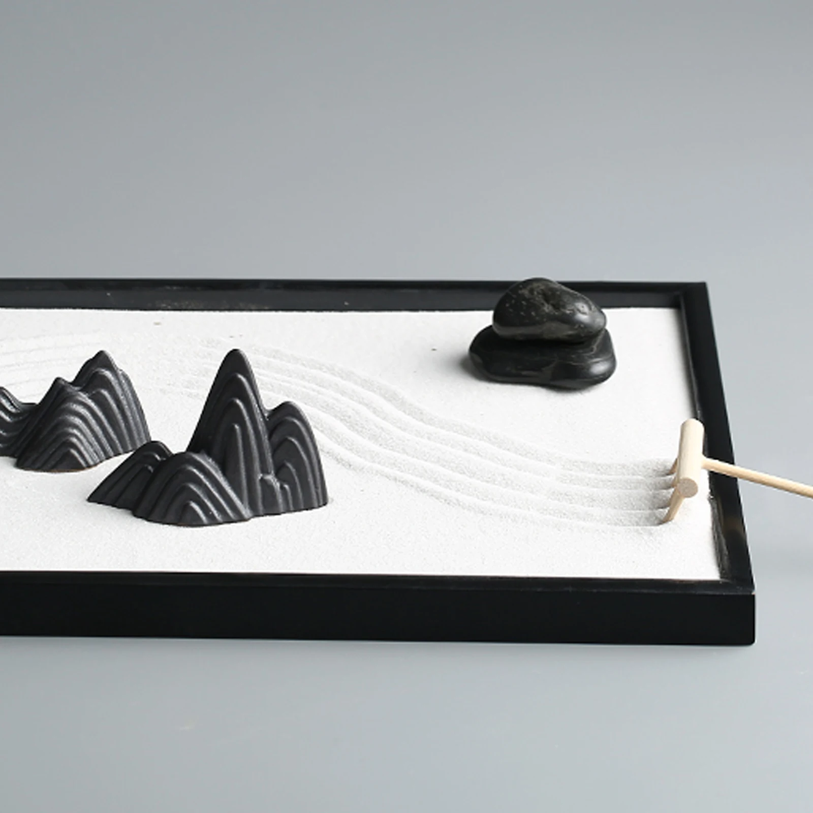 

3 Pcs Mini Wooden Rakes for S Table Zen Garden Tools Small Size Lightweight Desktop Decoration Accessories Toys
