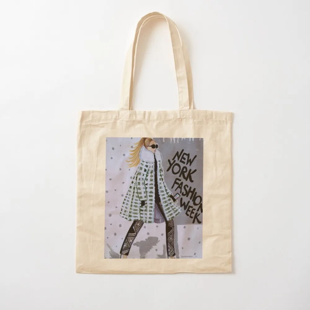 New York Fashion Week Tote Bag Canvas bag for women Shopper handbag Handbags