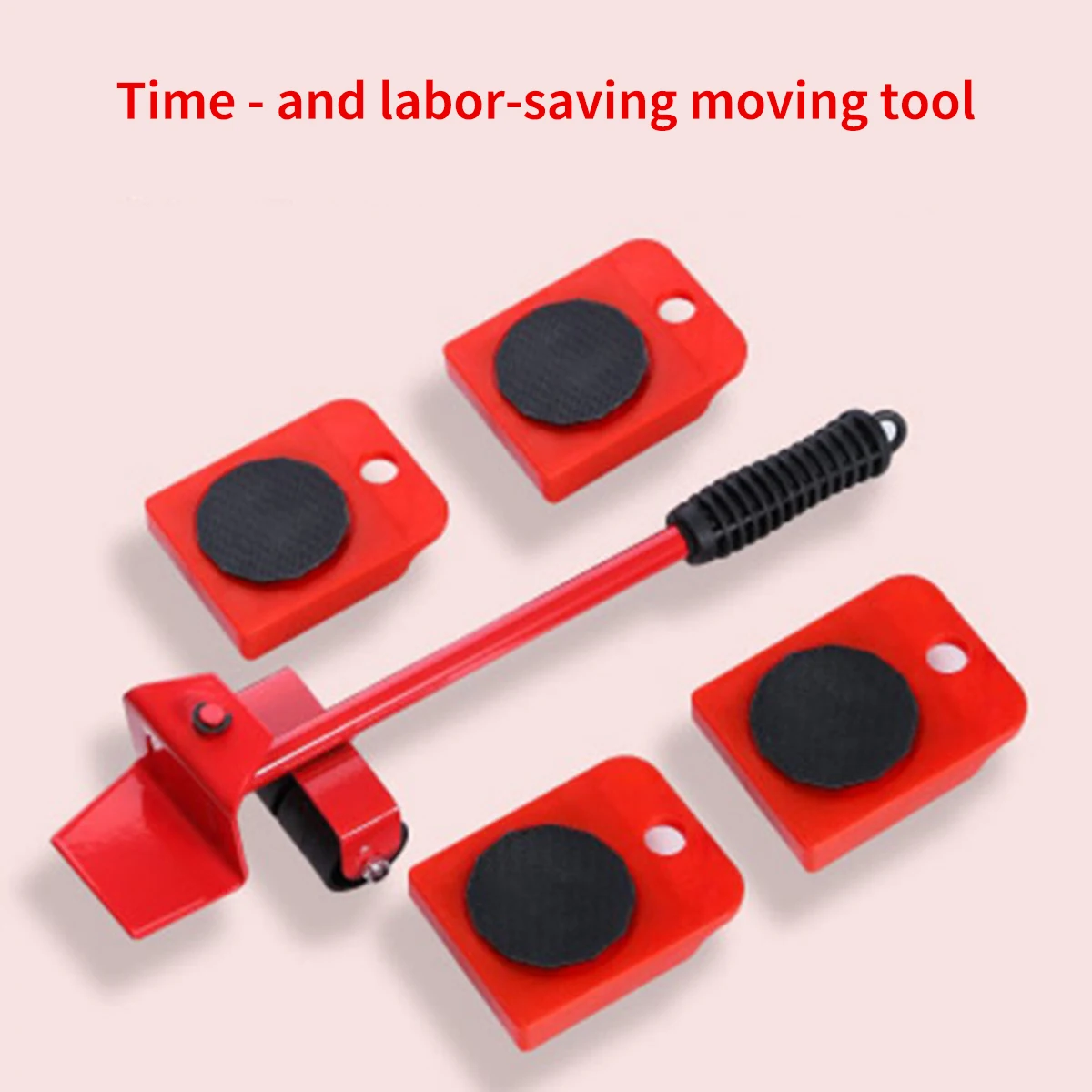 Furniture Mover Tool Set Heavy Stuffs Moving Roller With Bar Furniture Mover Lifter With Wheel Professional Moving Tool