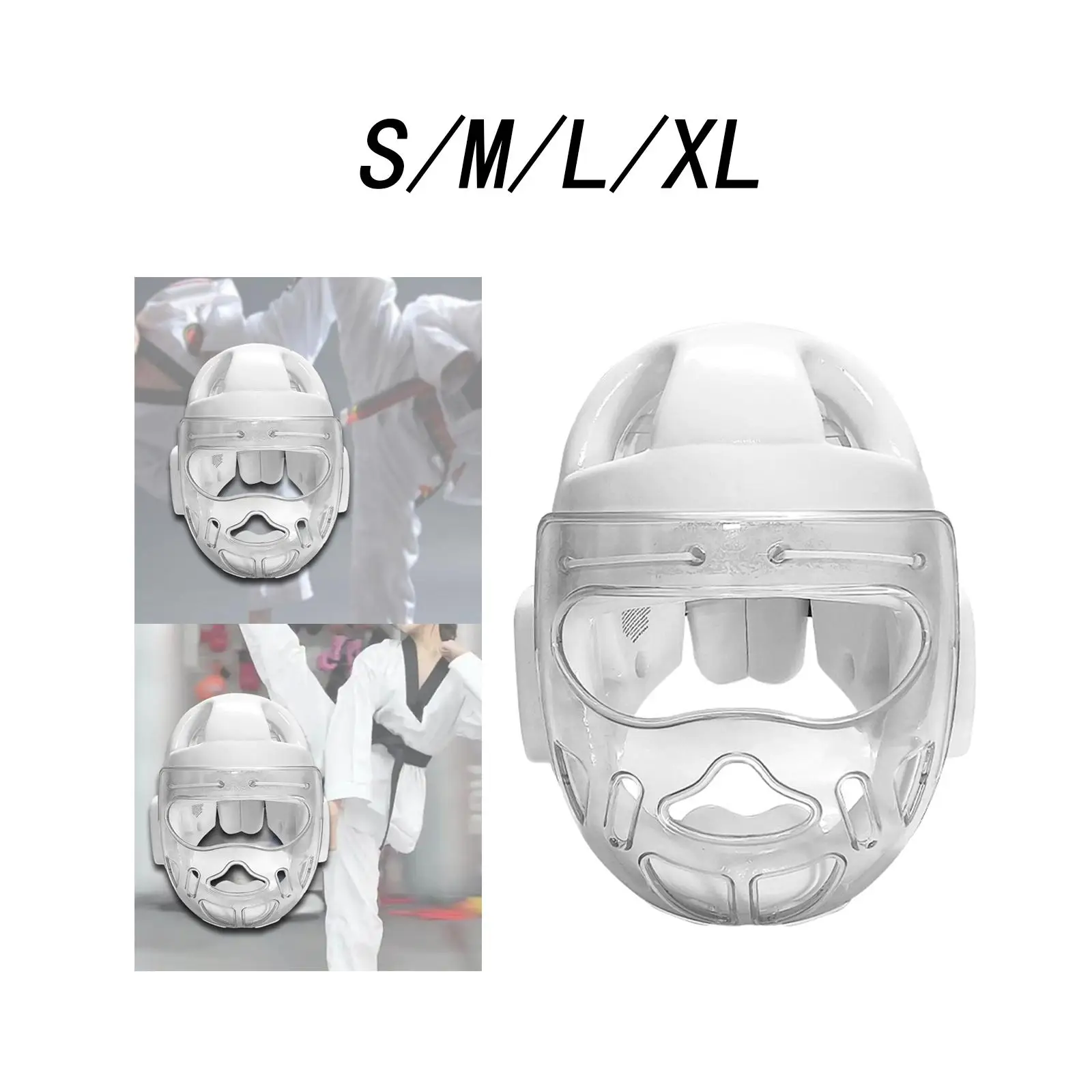 Karate Headgear Head Guard Practical Boxing Helmet Head Protection for Kickboxing BJJ Grappling Martial Arts Fighting Sports