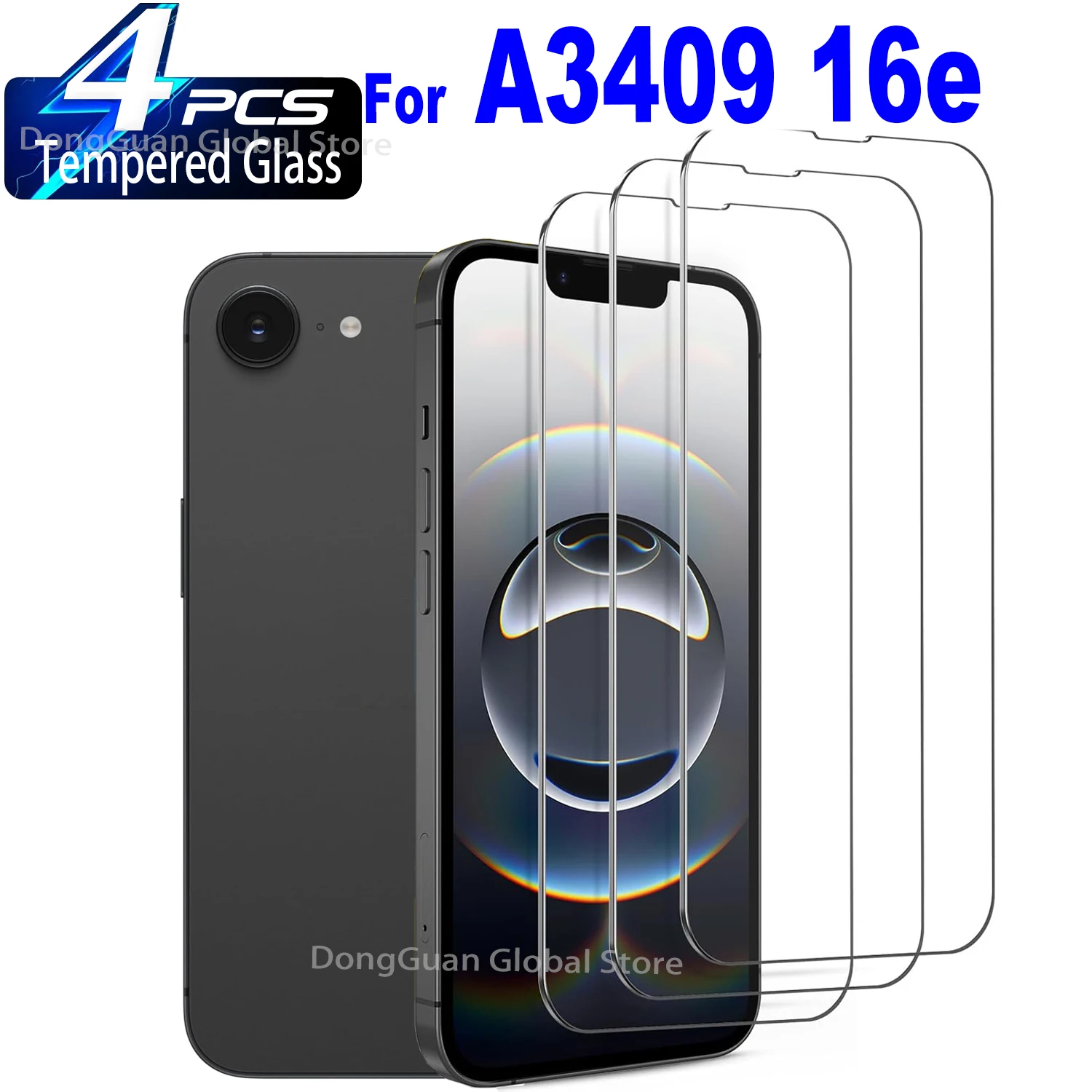 

A3409 For iPhone 16e Tempered Glass