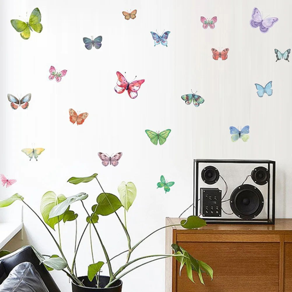 

Home Decor Butterfly Wall Sticker Girl 95x47cm Classroom DIY Butterflies Decals Window Decorations