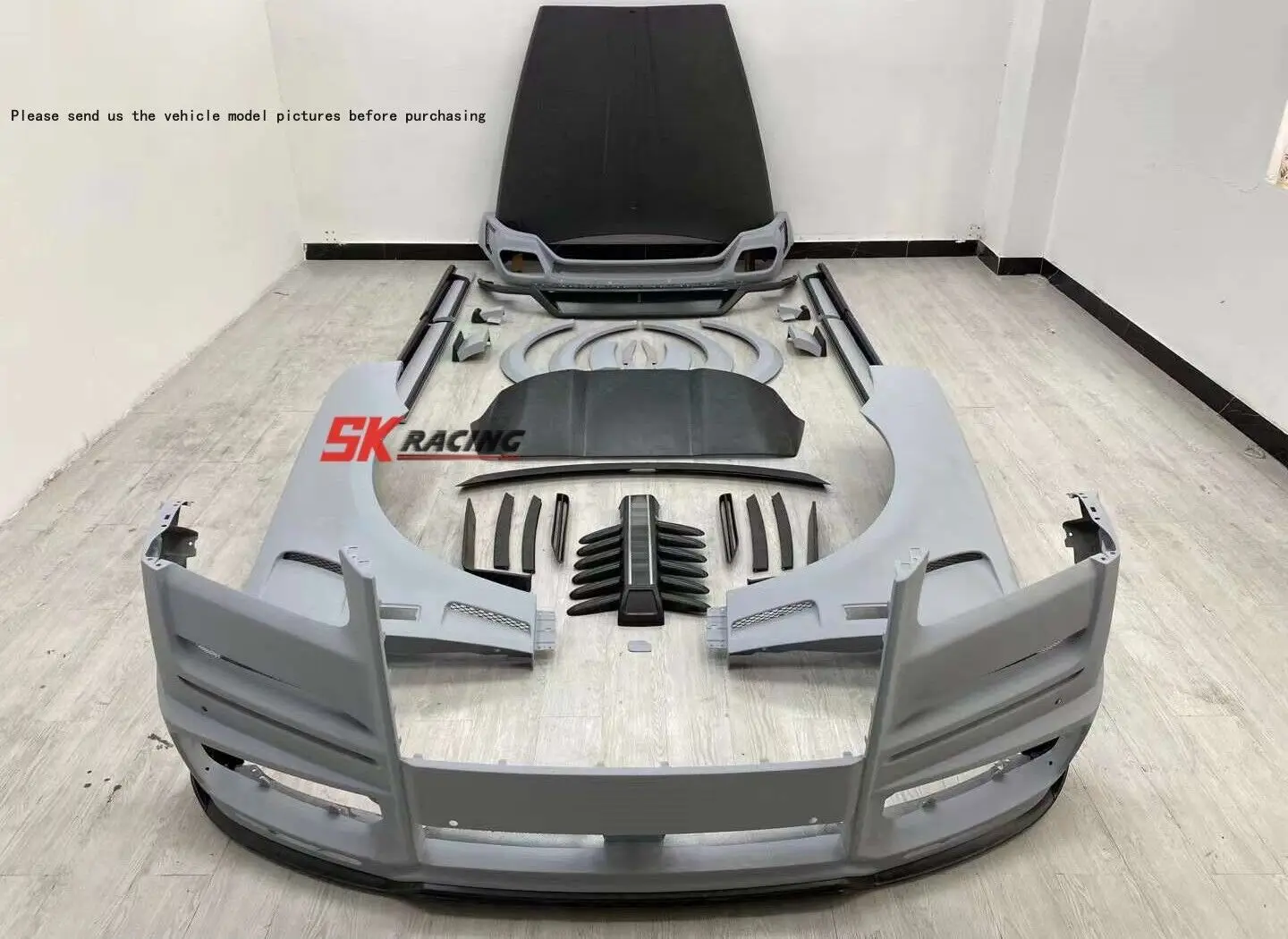 For Rolls Royce Cullinan DRY Carbon Body kits Hood Front Rear Bumper Aftermarket