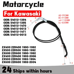 Motorcycle Throttle Line For Kawasaki ZX400 ZZR400 ZX500 ZZR500 ZX600 ZZR600 54012-1394 54012-1395 54012-1470 54012-0012